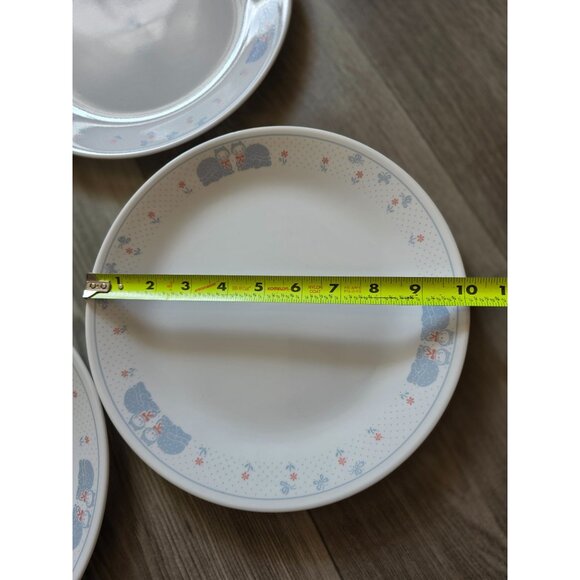 Corelle Country Pride Cat 10" Dinner Plates Set Of 4 - Picture 4 of 5